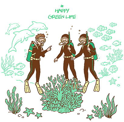 여자 남자 바다 일러스트 자연 대화 어류 친구 자연보호 수중 수영 수중동물 탐험 산호 잠수부 돌고래 그림 스쿠버다이빙 국내일러스트 AI파일 동물 포유류 관계 말하기 사람 수상스포츠 자포동물 전문직 보호 생태계 파일형식 벡터