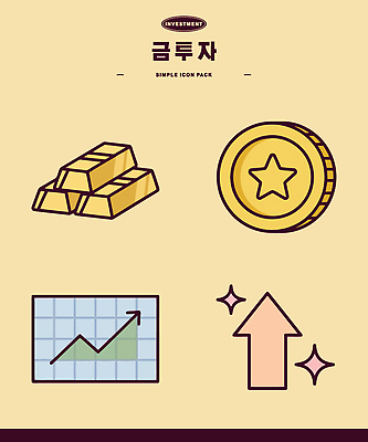 화살표 일러스트 그래프 금융 경제 금속 동전 재산 투자 상승 서류판 국내일러스트 AI파일 컨셉 돈 비즈니스 재질 사무용품 파일형식 벡터