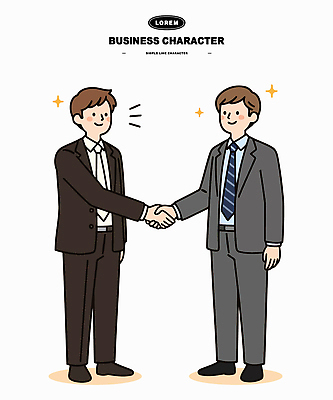 옷 컨셉 회사 비즈니스 말하기 사람 손짓 네트워크 파일형식 벡터 악수 만남 남자 정장 캐릭터 대화 표정 협력 네트워킹 상업 사무실 커뮤니케이션 상호작용 파트너십 친목 모션 직장 일러스트 AI파일 국내일러스트