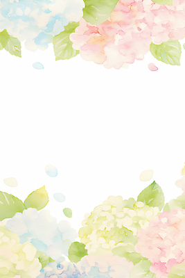 JPG 식물 꽃 백그라운드 일러스트 자연 수채화 프레임 화사함 수국 뷰티풀 국내일러스트 AI일러스트 AI콘텐츠 컨셉 생태계 파일형식