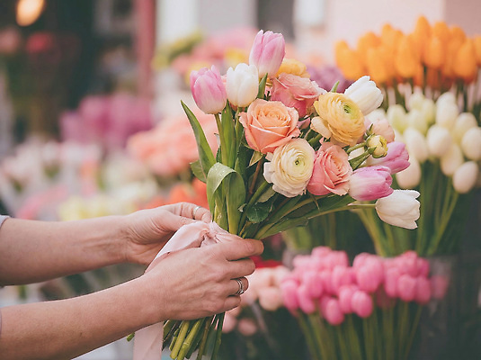 JPG 편집이미지 손 꽃 꽃다발 장미 봄 튤립 꽃집 플로리스트 편집실사 AI인물포토 AI콘텐츠 식물 직업 계절 신체부위 상점 CG 파일형식 AI포토