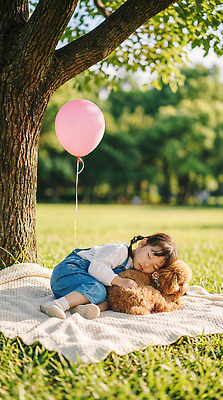 JPG 주간 나무 동물 편집이미지 공원 어린이 사랑 소녀 잔디 친구 귀여움 잠 강아지 편안함 담요 푸들 풍선 의료성형뷰티 편집실사 AI인물포토 AI콘텐츠 자연요소 식물 공공시설 여자 감정 컨셉 관계 사람 반려동물 감각 개 CG 파일형식 AI포토