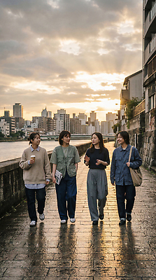 JPG 편집이미지 여자 커피 여행 자연 서울 대화 건물 친구 걷기 노을 우정 산책 도심 저녁 강가 의료성형뷰티 편집실사 AI인물포토 AI콘텐츠 자연요소 건축물 음료 관계 모션 휴식 한국 말하기 사람 강 도시 밤 야간 CG 생태계 파일형식 AI포토