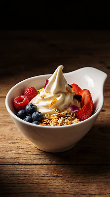 JPG 나무 편집이미지 그릇 과일 딸기 디저트 건강 블루베리 요거트 요거트볼 편집실사 AI포토 AI콘텐츠 식물 식기 음식 유제품 CG 파일형식