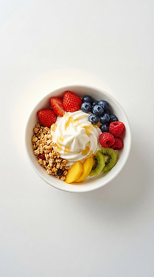 JPG 편집이미지 그릇 음식 과일 딸기 디저트 건강 키위 과자 식사 시리얼 블루베리 산딸기 망고 요구르트 요거트볼 편집실사 AI포토 AI콘텐츠 식기 유제품 CG 열대과일 요거트 파일형식