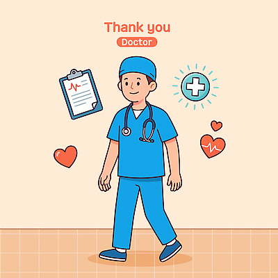 모양 직업 감정 컬러 의학 사람 의료진 장기_의학 파일형식 벡터 의사 병원 진료 건강 심장 치료 감사 파란색 남자 문서 심볼 하트 간호 환자 기록 AI파일 국내일러스트 일러스트