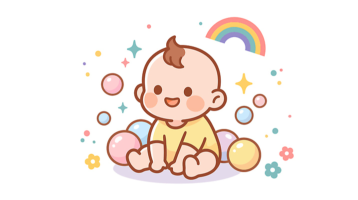 자연요소 식물 옷 감정 모션 표정 사람 아기용품 5월 파일형식 벡터 아기 비눗방울 무지개 웃음 시간 즐거움 앉기 장면 행복 꽃 유아복 상쾌 미소 어린이 상징 상상 AI파일 국내일러스트 일러스트 가정의달