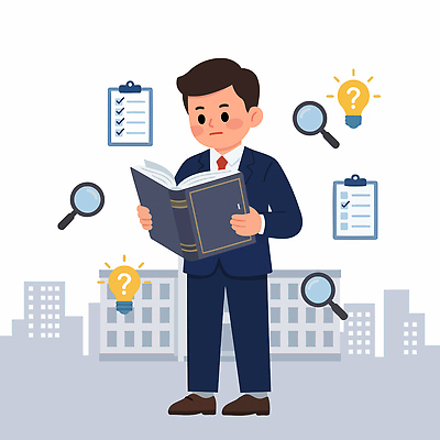 옷 회사 사람 파일형식 벡터 남자 독서 문서 정장 체크리스트 확대경 도시 질문 검사_조사 책 정보 모션 비즈니스 직장 작업 생각 자료 AI파일 국내일러스트 일러스트