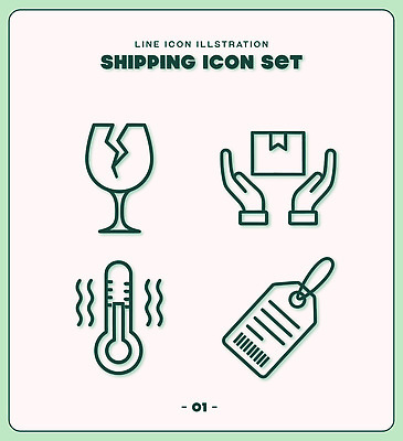 손 디자인 일러스트 유리 표시 선물 그래픽 상자 꼬리표 표현 온도계 배송 깨짐 국내일러스트 AI파일 컨셉 재질 신체부위 라벨 파일형식 벡터