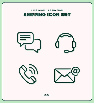 일러스트 정보 메시지 이메일 배송 서비스 통화 주문 소통 지원 연락 국내일러스트 AI파일 컨셉 모션 파일형식 벡터