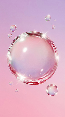 JPG 편집이미지 분홍색 백그라운드 형상 장식 물 빛 반짝임 거품 물방울 투명 비눗방울 크기 장면 버블 뷰티풀 특징 이미지편집 AI컴퓨터그래픽 AI콘텐츠 자연요소 컬러 모션 파일형식