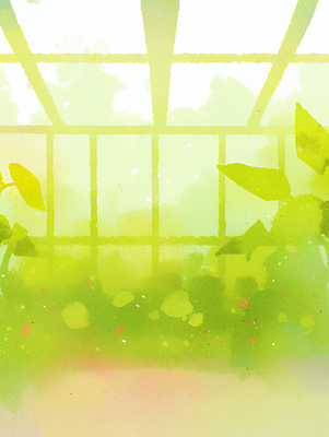 JPG 식물 꽃 줄기 잎 농업 일러스트 자연 생명 잔디 초록색 햇빛 환경 공간 성장 수목원 자원 온실 국내일러스트 AI일러스트 AI콘텐츠 산업 컬러 태양 생태계 파일형식