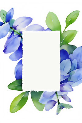 JPG 디자인 꽃 포스터 예술 백그라운드 잎 일러스트 자연 생명 수채화 프레임 장식 초록색 파란색 표현 감각 부드러움 화사함 창작 국내일러스트 AI일러스트 AI콘텐츠 식물 컬러 컨셉 생태계 파일형식