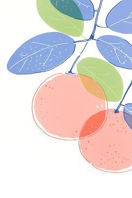 JPG 나무 식물 디자인 예술 잎 농업 과일 일러스트 자연 그래픽 여름 농사 수확 원형 과수원 원예 국내일러스트 AI일러스트 AI콘텐츠 도형 계절 산업 취미 생태계 파일형식
