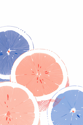 JPG 모양 식물 디자인 백그라운드 패턴 과일 일러스트 자연 그래픽 파란색 주황색 신선 색칠 원형 크기 그림 채색 국내일러스트 AI일러스트 AI콘텐츠 도형 컬러 무늬 미술 생태계 파일형식