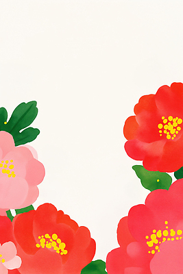 JPG 식물 디자인 꽃잎 꽃 예술 분홍색 백그라운드 일러스트 자연 빨간색 초록색 장미 스크린 화사함 뷰티풀 카피스페이스 배경지 국내일러스트 AI일러스트 AI콘텐츠 컬러 컨셉 공백 생태계 파일형식