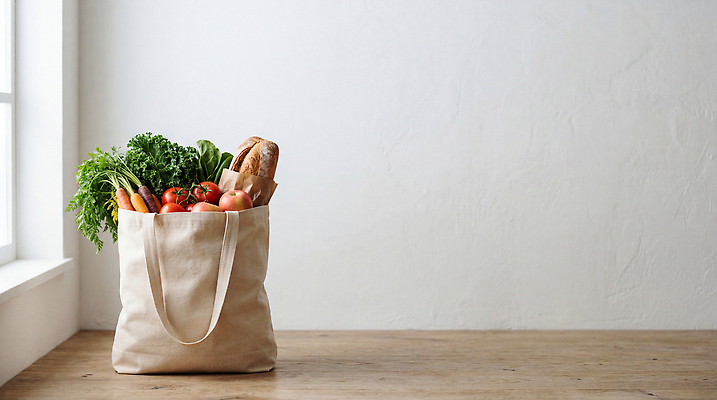 JPG 편집이미지 빵 토마토 채소 가방 식재료 식탁 농작물 장보기 당근 양상추 창가 친환경 건강식 에코백 편집실사 AI포토 AI콘텐츠 잡화 음식 농업 창문 탁자 뿌리채소 환경 CG 에코 파일형식