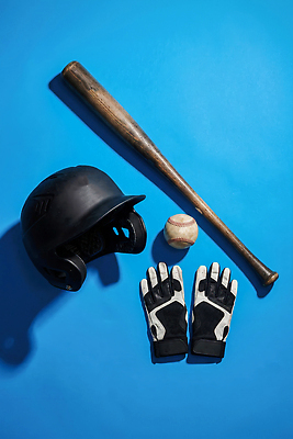 JPG 편집이미지 스포츠 장갑 공 파란색 세트 운동 장비 야구 방망이 게임 헬멧 편집실사 AI컴퓨터그래픽 AI콘텐츠 잡화 컬러 놀이 건강 구기 보호장비 CG 파일형식