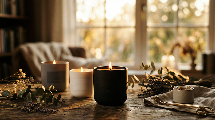 JPG 편집이미지 초 촛불 탁자 실내 따뜻함 장식 인테리어 카페 방 편안함 드라이플라워 편집실사 AI포토 AI콘텐츠 디자인 꽃 가구 내부 상점 감각 CG 파일형식