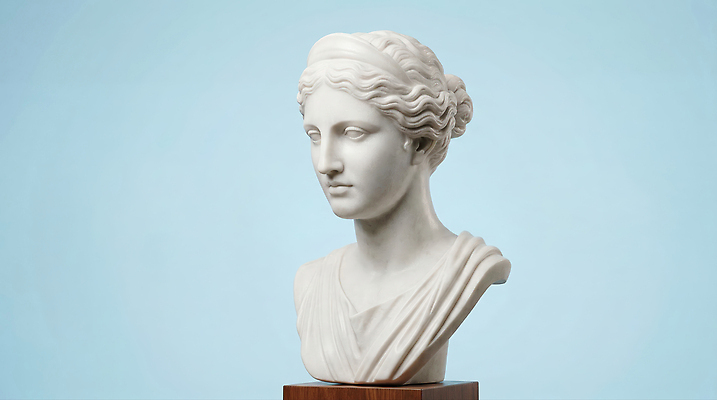 JPG 편집이미지 얼굴 예술 조각 조형물 조각상 머리 클래식 미술관 받침대 작품 대리석 인물조각상 석고상 조소 흉상 편집실사 AI포토 AI콘텐츠 컨셉 재료 미술 신체부위 CG 파일형식