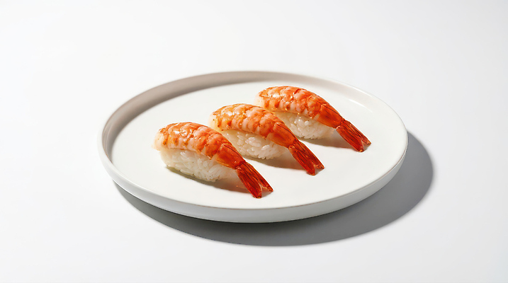 JPG 편집이미지 음식 밥 새우 식사 초밥 해물요리 해산물 새우초밥 일본음식 편집실사 AI포토 AI콘텐츠 갑각류 CG 파일형식