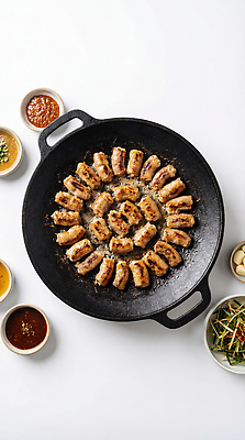 JPG 편집이미지 접시 한식 음식 채소 요리 식사 굽기 곱창 편집실사 AI포토 AI콘텐츠 식기 육류 구이 CG 파일형식