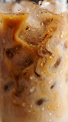 JPG 편집이미지 커피 음료 디저트 잔 여름 얼음 카페 우유 물방울 혼합 아이스커피 카페라떼 카페인 편집실사 AI포토 AI콘텐츠 자연요소 식기 계절 음식 유제품 상점 CG 라떼 파일형식