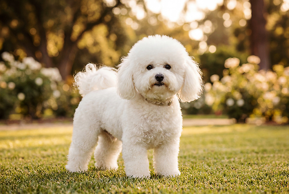 JPG 동물 편집이미지 공원 자연 잔디 햇빛 귀여움 산책 강아지 비숑프리제 편집실사 AI포토 AI콘텐츠 식물 공공시설 컨셉 휴식 빛 반려동물 개 CG 생태계 파일형식