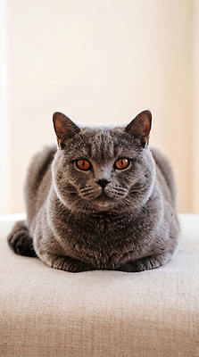 JPG 동물 편집이미지 응시 포즈 털 실내 앉기 반려동물 소파 귀여움 고양이 편안함 조용 브리티쉬숏헤어 편집실사 AI포토 AI콘텐츠 시선 컨셉 의자 포유류 모션 내부 감각 CG 파일형식