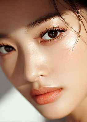 JPG 편집이미지 여자 표정 화장 뷰티 눈 피부 뷰티풀 의료성형뷰티 편집실사 AI인물포토 AI콘텐츠 사람 신체부위 CG 파일형식 AI포토