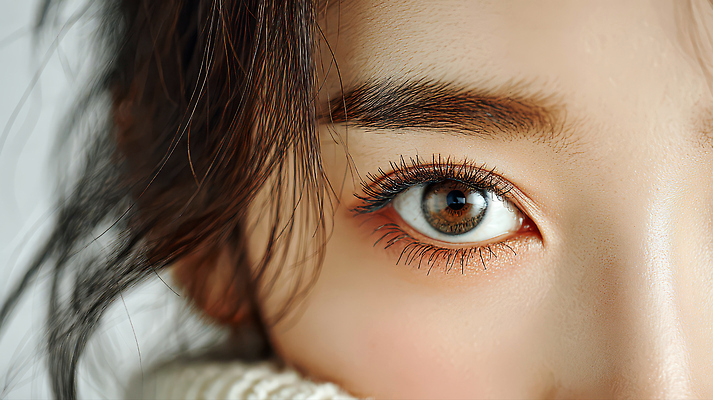 JPG 편집이미지 여자 사람 근접촬영 뷰티 눈 눈동자 속눈썹 피부 뷰티풀 의료성형뷰티 디테일 편집실사 AI인물포토 AI콘텐츠 뷰포인트 신체부위 눈썹 CG 안구 파일형식 AI포토