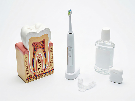 JPG 편집이미지 치과 모형 건강관리 양치 치아 칫솔 치아모형 구취 잇몸 전동칫솔 치아건강 편집실사 AI포토 AI콘텐츠 신체 건강 병원 관리 위생용품 청결 소화기관 CG 냄새 파일형식
