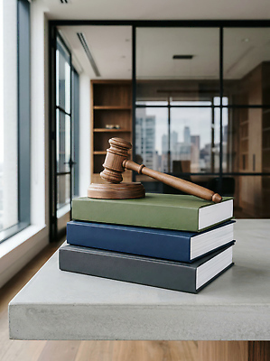 JPG 편집이미지 관리 책 사무실 업무 망치 문서 의사봉 법관 법원 편집실사 AI포토 AI콘텐츠 비즈니스 공구 작업 법률가 CG 파일형식