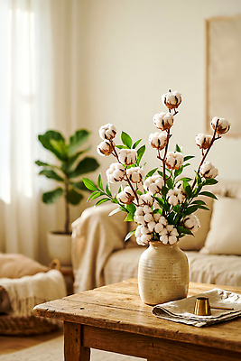 JPG 식물 편집이미지 꽃 가구 실내 생활 장식 인테리어 소파 공간 방 나무탁자 목화솜 편집실사 AI포토 AI콘텐츠 디자인 생활용품 의자 탁자 내부 솜 CG 파일형식