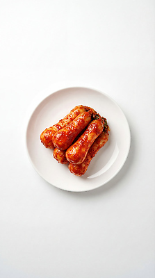 JPG 편집이미지 접시 한식 음식 재료 요리 식사 맛 총각김치 편집실사 AI포토 AI콘텐츠 식기 컨셉 김치 CG 파일형식