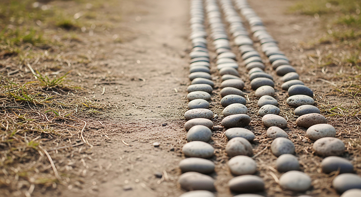 JPG 편집이미지 길 자연 풍경 흙 산책로 돌 땅 조경 일렬 편집실사 AI포토 AI콘텐츠 CG 생태계 파일형식