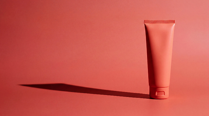 JPG 편집이미지 분홍색 그림자 뷰티 화장품 상품 오브젝트 튜브 의료성형뷰티 코랄 편집실사 AI인물포토 AI콘텐츠 컬러 CG 파일형식 AI포토