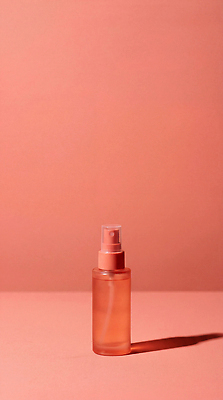 JPG 편집이미지 분홍색 그림자 뷰티 투명 상품 오브젝트 심플 스프레이 의료성형뷰티 코랄 편집실사 AI인물포토 AI콘텐츠 컬러 CG 파일형식 AI포토