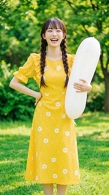 JPG 편집이미지 원피스 공원 여자 모션 자연 놀이 웃음 초원 야외 여름 귀여움 즐거움 의료성형뷰티 편집실사 AI인물포토 AI콘텐츠 옷 계절 공공시설 감정 컨셉 표정 사람 CG 생태계 파일형식 AI포토