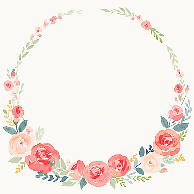 JPG 꽃잎 꽃 백그라운드 일러스트 자연 수채화 빨간색 장미 원형 국내일러스트 AI일러스트 AI콘텐츠 도형 식물 컬러 생태계 파일형식