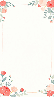 JPG 꽃 백그라운드 일러스트 빨간색 장미 편지 국내일러스트 AI일러스트 AI콘텐츠 식물 컬러 파일형식