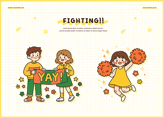 일러스트 응원 협력 웃음 축제 춤 즐거움 긍정 국내일러스트 AI파일 감정 컨셉 문화예술 표정 파일형식 벡터