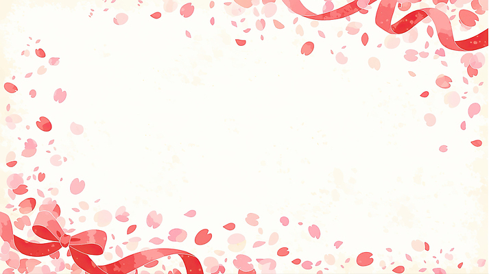 JPG 리본 백그라운드 일러스트 프레임 빨간색 봄 어버이날 스승의날 카네이션 감사 초대장 국내일러스트 AI일러스트 AI콘텐츠 계절 기념일 꽃 감정 컬러 카드_감사 파일형식