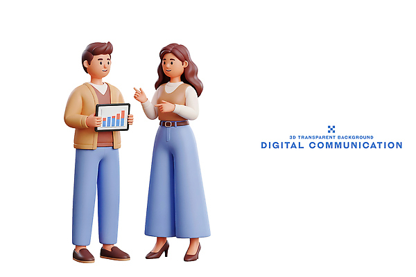 PSD 편집이미지 손 여자 남자 통계 커뮤니케이션 모바일 그래프 대화 설명 디지털 자료 정보 결과 분석 편집3D 컨셉 모션 말하기 사람 신체부위 3D 파일형식