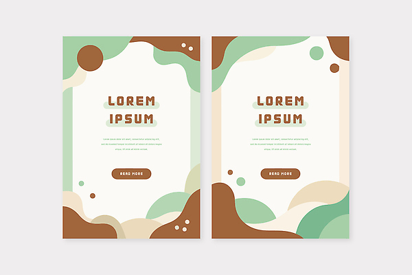 모양 템플릿 디자인 배너템플릿 컬러 백그라운드 곡선 카드템플릿 프레임 그래픽 갈색 배열 모던 조화 민트색 색채 AI파일 배너 선 카드 파일형식 벡터