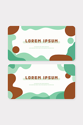 모양 템플릿 디자인 배너템플릿 컬러 카드템플릿 텍스트 프레임 그래픽 갈색 배열 모던 나란히 민트색 AI파일 배너 카드 파일형식 벡터