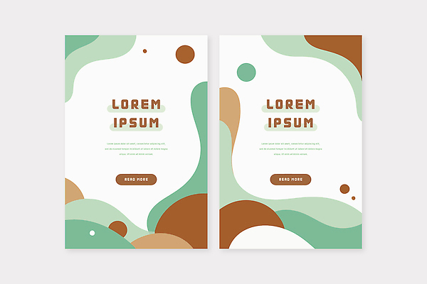 모양 템플릿 디자인 배너템플릿 예술 컬러 백그라운드 곡선 카드템플릿 추상 프레임 그래픽 갈색 모던 레이아웃 페이지 민트색 AI파일 배너 선 무늬 카드 파일형식 벡터