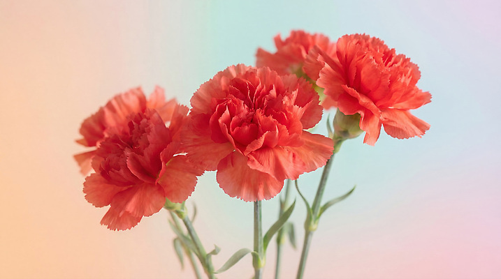 JPG 식물 편집이미지 꽃 줄기 꽃다발 백그라운드 장식 빨간색 어버이날 스승의날 카네이션 감사 편집실사 AI컴퓨터그래픽 AI콘텐츠 기념일 감정 컬러 CG 파일형식