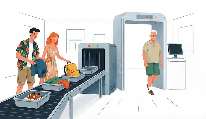 PSD 옷 여행 신발 가방 일러스트 선물 사람 전자제품 여행객 짐 대기 공항 직원 검사 보안 금속탐지기 수화물 인원 탑승수속 검색대 국내일러스트 잡화 교통시설 안전 파일형식