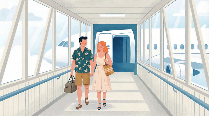 PSD 손 원피스 여자 남자 여행 셔츠 일러스트 바지 비행기 사람 여름 걷기 캐리어 짐 공항 승차 도착 출발 통로 기내 인원 국내일러스트 옷 계절 컨셉 상의 항공교통 교통시설 모션 하의 대중교통 신체부위 여행가방 공공장소 파일형식